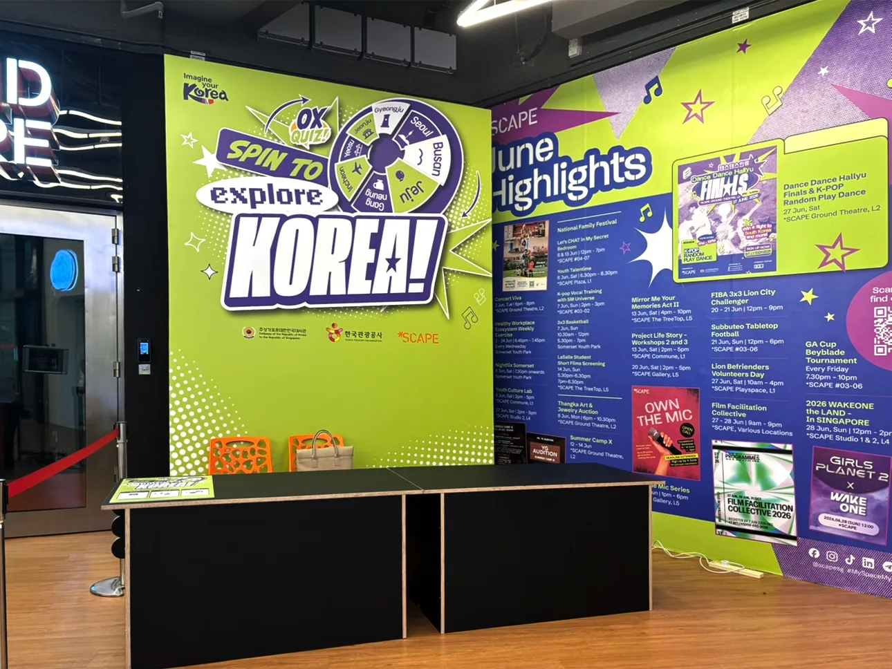 Dance Dance Hallyu KTO Promotional Booth