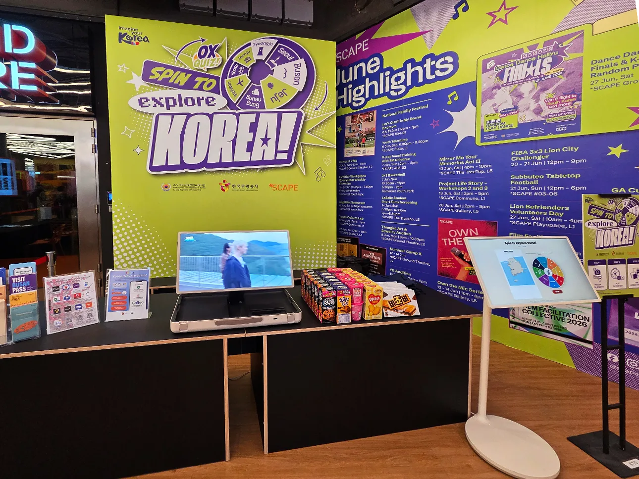 Dance Dance Hallyu KTO Promotional Booth 3